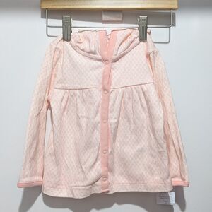 Nwt CARTER'S cotton hoodie 12 month peach hoodie @E